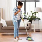 Pine-Sol Jumbo Broom with Collapsible Handle