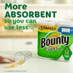 Bounty Quick-Size White Paper Towels - 12 Rolls