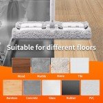 360° Microfiber Wet Mop with 4 Reusable Pads