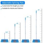 YONILL 53" Long Handle Indoor Outdoor Broom