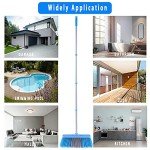 YONILL 53" Long Handle Indoor Outdoor Broom