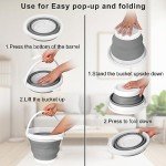 Portable Collapsible Mop and Ice Bucket - 5L