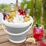 Portable Collapsible Mop and Ice Bucket - 5L