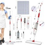 360° Microfiber Spray Mop with 6 Replacement Heads