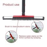 CHANHOO 54-Inch Floor Squeegee with Grout Brush