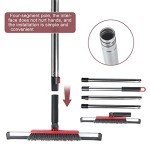 CHANHOO 54-Inch Floor Squeegee with Grout Brush