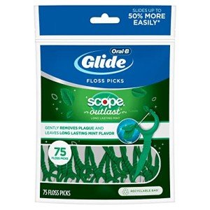 Oral-B Glide Dental Floss Picks, 75-Count