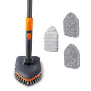 CLEANHOME Extendable Tile Tub Scrubber Brush