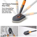 CLEANHOME Extendable Tile Tub Scrubber Brush