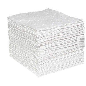 Oil-Only Absorbent Mat Pads, Heavyweight, 19" x 15