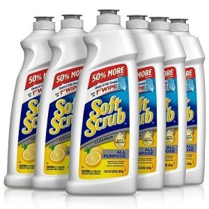 Soft Scrub Lemon All-Purpose Cleaner, 36 oz, 6 Pack