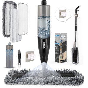 360° Microfiber Spray Mop with 3 Replacement Heads