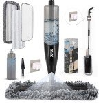 360° Microfiber Spray Mop with 3 Replacement Heads