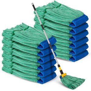 Hushee 6-Pack Heavy Duty Microfiber Mop Heads