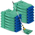 Hushee 6-Pack Heavy Duty Microfiber Mop Heads