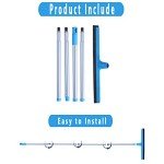 Adjustable 50" Floor Squeegee for Water & Hair