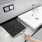HIWARE Stainless Steel 10" Multi-Surface Shower Squeegee