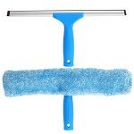 MR.SIGA Window Cleaning Kit: Squeegee & Scrubber
