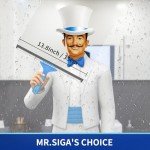 MR.SIGA Window Cleaning Kit: Squeegee & Scrubber