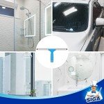 MR.SIGA Window Cleaning Kit: Squeegee & Scrubber