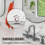 Self-Squeezing Mini Mop with 2 Cotton Heads