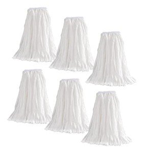 Matthew Cleaning Disposable Loop-Open Wet Mop Heads 6 Pack