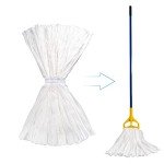 Matthew Cleaning Disposable Loop-Open Wet Mop Heads 6 Pack