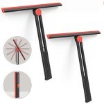 DALIPER 2-Pack Rotating Shower and Window Squeegees