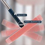 2-in-1 Long Handle Window Squeegee and Scrubber