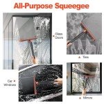DALIPER 2-Pack Rotating Shower and Window Squeegees