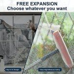 2-in-1 Long Handle Window Squeegee and Scrubber