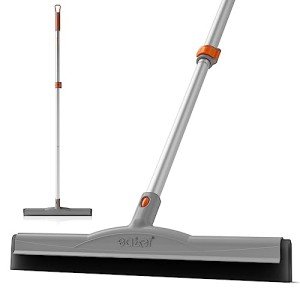 Telescopic Floor Squeegee & Scrubber with Foam Blade