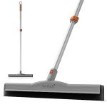 Telescopic Floor Squeegee & Scrubber with Foam Blade