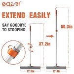 Telescopic Floor Squeegee & Scrubber with Foam Blade