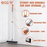 Telescopic Floor Squeegee & Scrubber with Foam Blade