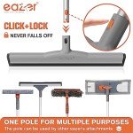 Telescopic Floor Squeegee & Scrubber with Foam Blade