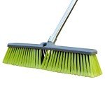 18” Adjustable Handle Push Broom for All Surfaces