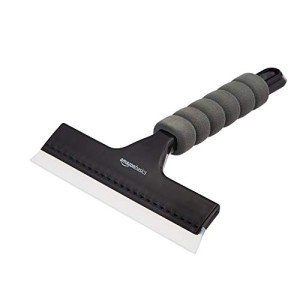 Amazon Basics Window Squeegee with Handle, Black