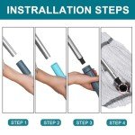 64-Inch Self-Wringing Twist Mop for Easy Cleaning