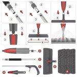 Beyoco Spray Mop with Microfiber Pads and Bottle