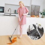 24" Rubber Squeegee Broom with 62" Handle