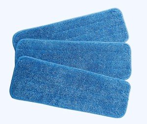 Multi-Surface Microfiber Mop Pads - 2-Pack Blue