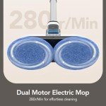 iDOO Electric Spin Mop with LED Headlight