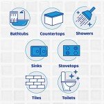 Soft Scrub Bleach Cleaner Gel, 28.6 oz, 6-Pack