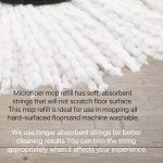 6 Pack Microfiber Spin Mop Replacement Heads