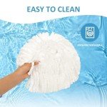 6 Pack Microfiber Spin Mop Replacement Heads