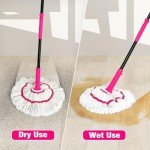 Self Wringing Twist Mop with 18-Inch Microfiber Head