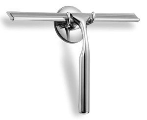 Ettori 10'' Stainless Steel Shower Squeegee with Hook