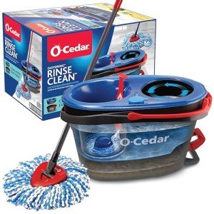 O-Cedar RinseClean Spin Mop & Bucket Set