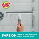 Scotch-Brite 10 Inch Dual Blade Streak-Free Squeegee
